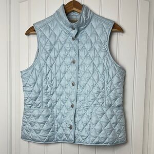L.L. Bean Sky Blue Quilted Vest